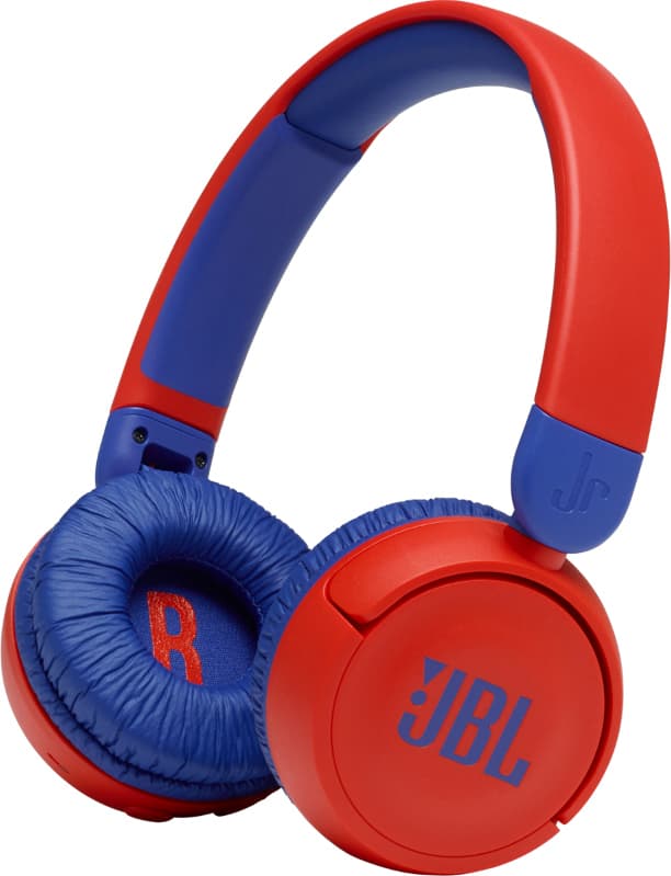 JBL Jr. 310BT on-ear trådløse høretelefoner (rød/blå)