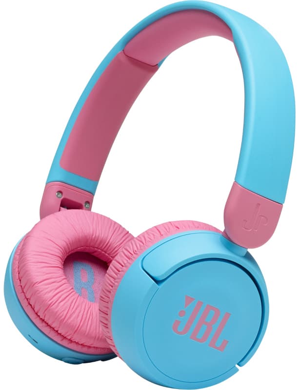 JBL Jr. 310BT on-ear trådløse høretelefoner (blå/pink)