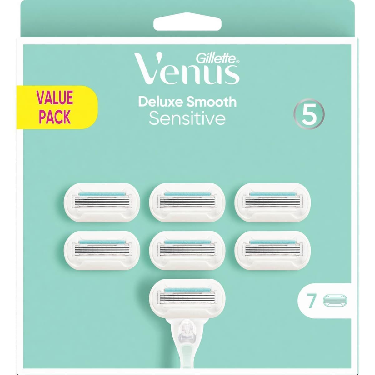 Gillette Venus Rakblad Extra Smooth Sensitive 7st