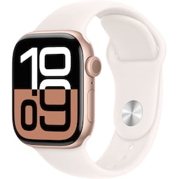 Apple Watch S10 42mm GPS (Rose Gold Alu/Light Blush sportsrem) M/L