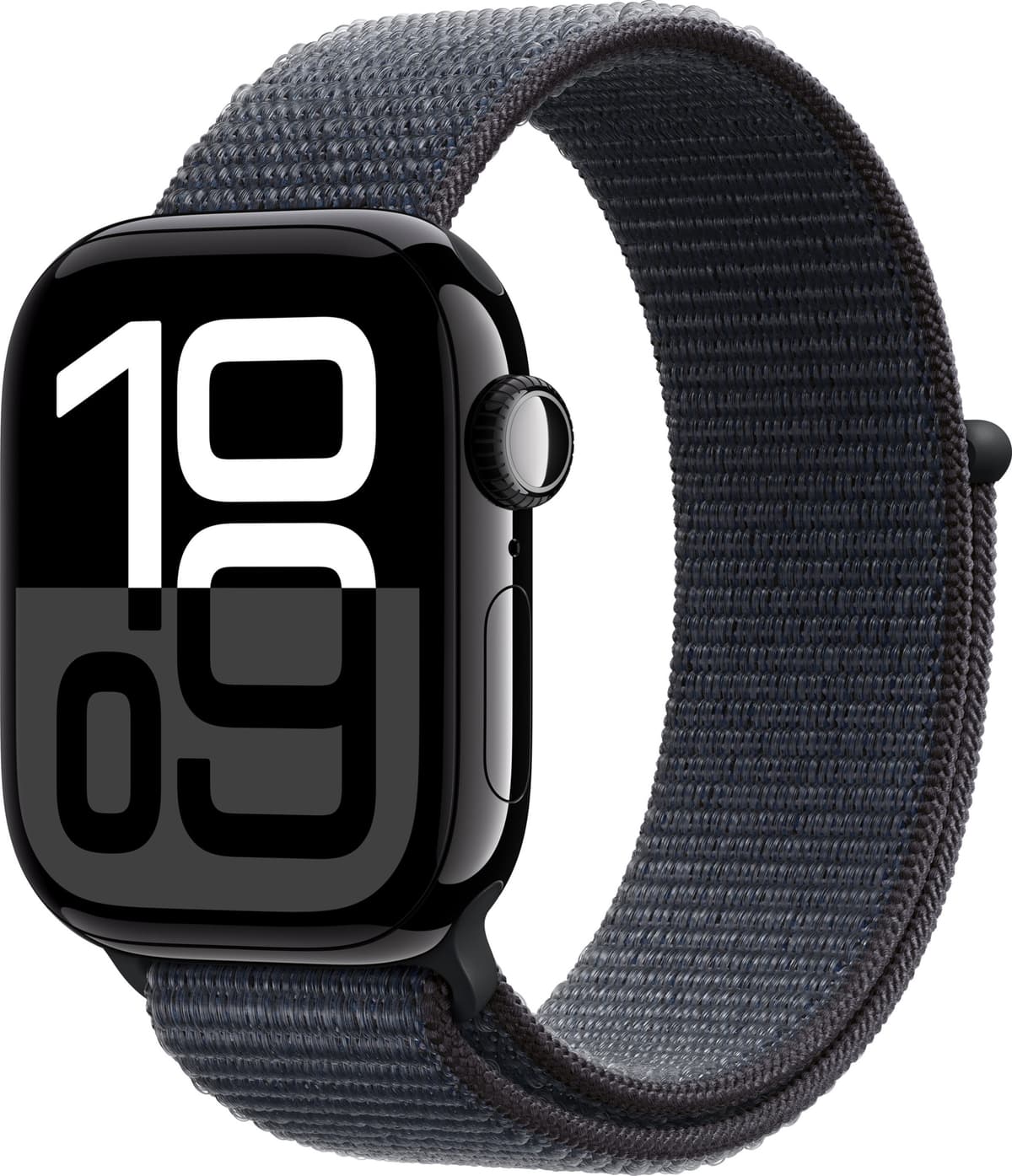 Apple Watch S10 42mm GPS (Jet Black Alu/Ink sportsloop)