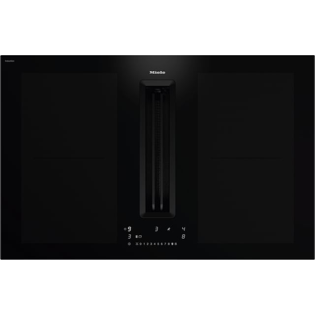 Miele Kogeplade med integreret emhætte KMDA 7676 FL-U BlackPerfection