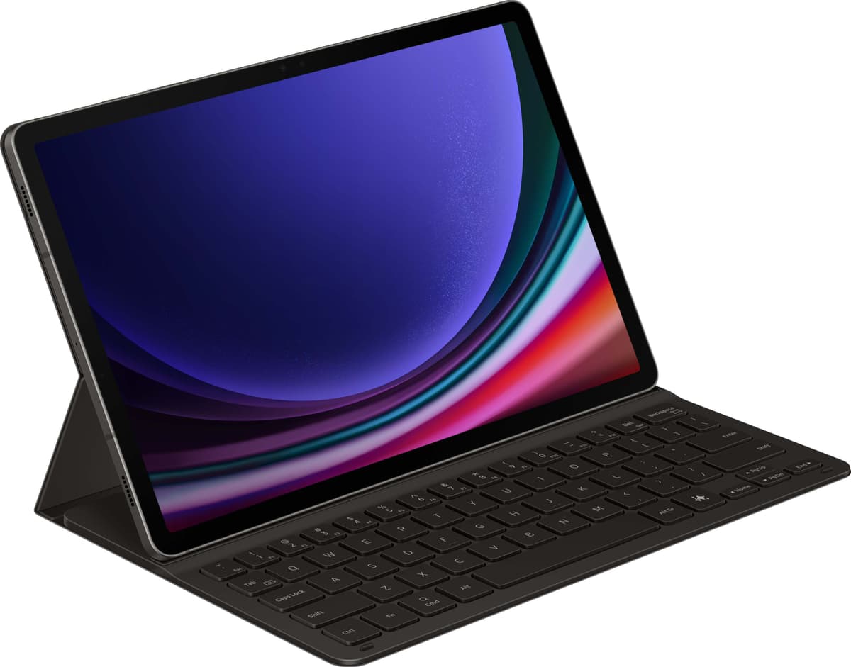 Samsung Galaxy Tab S9/S9 FE Slim Tastaturetui (sort)