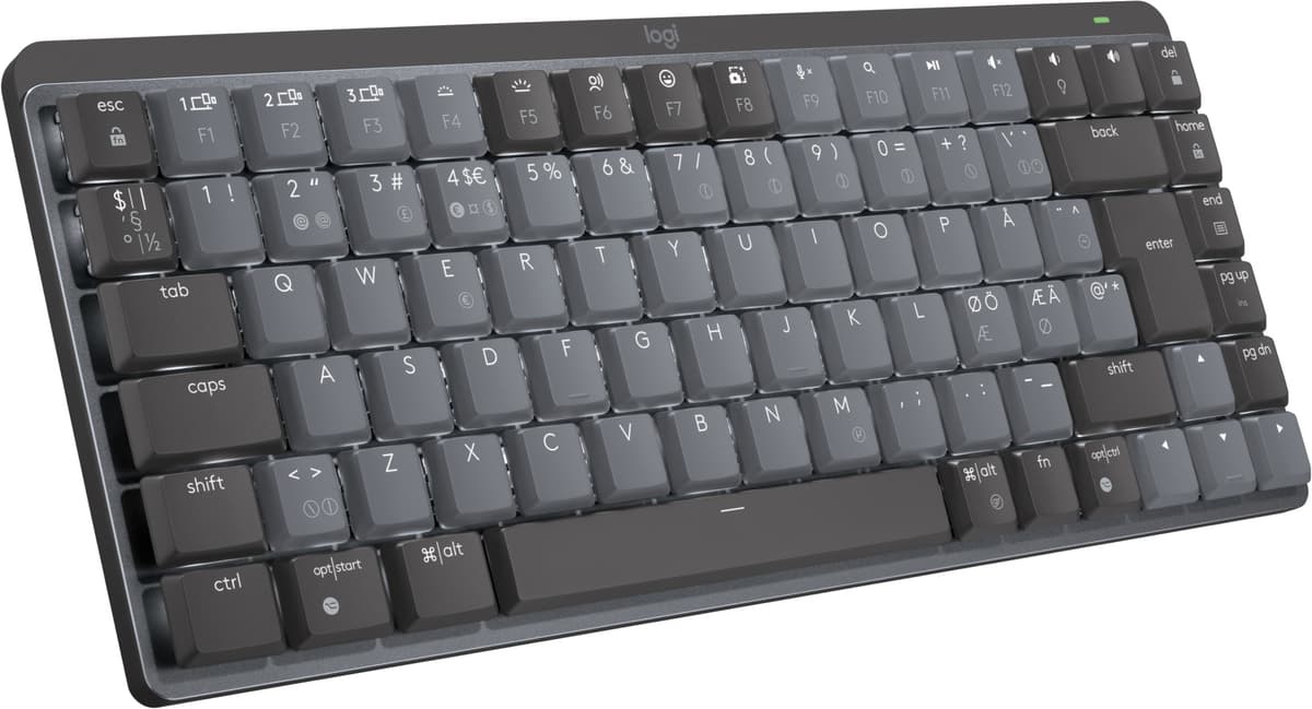 Logitech MX Mechanical Mini trådløst tastatur (graphite)