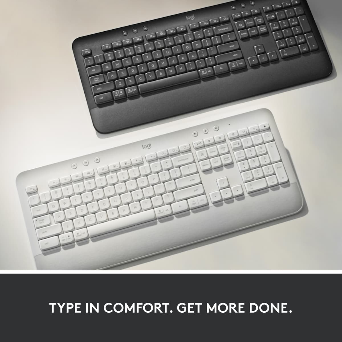 Logitech Signature K650 trådløst tastatur (hvid)