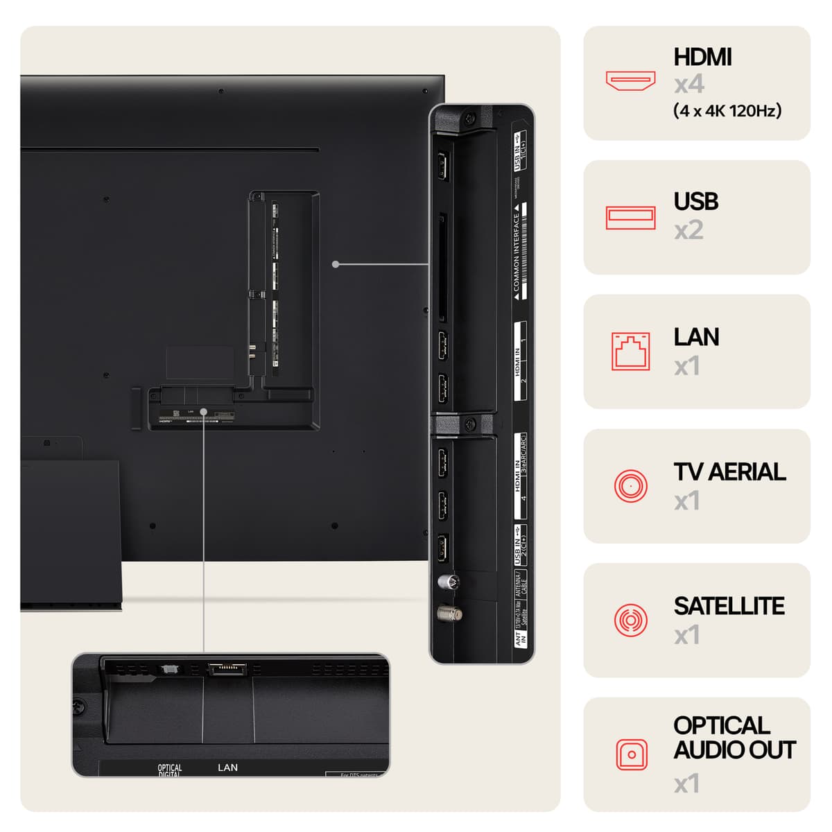 LG 65" QNED 86 4K QNED TV (2024)