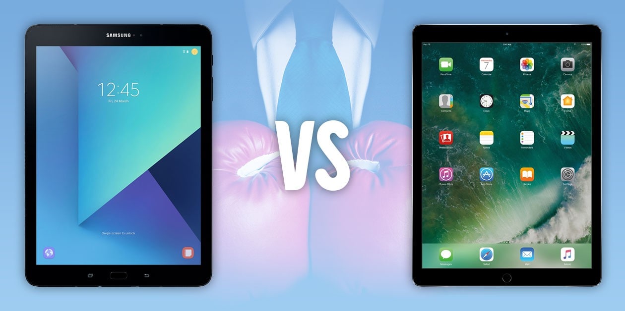 Dette er forskellene på en tablet med Android og en iPad med iOS ...