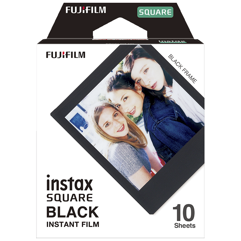 Fujifilm Instax Square papir - sort ramme (10-pak) - Printerpapir ...