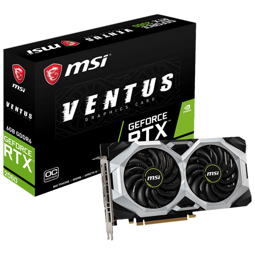 Msi Geforce Rtx 2060 Ventus Xs Oc Grafikkort 6g Grafikkort