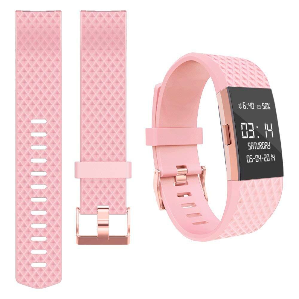 Fitbit Charge 2 armbånd - lyserød - S - Tilbehør ure og wearables -  Elgiganten
