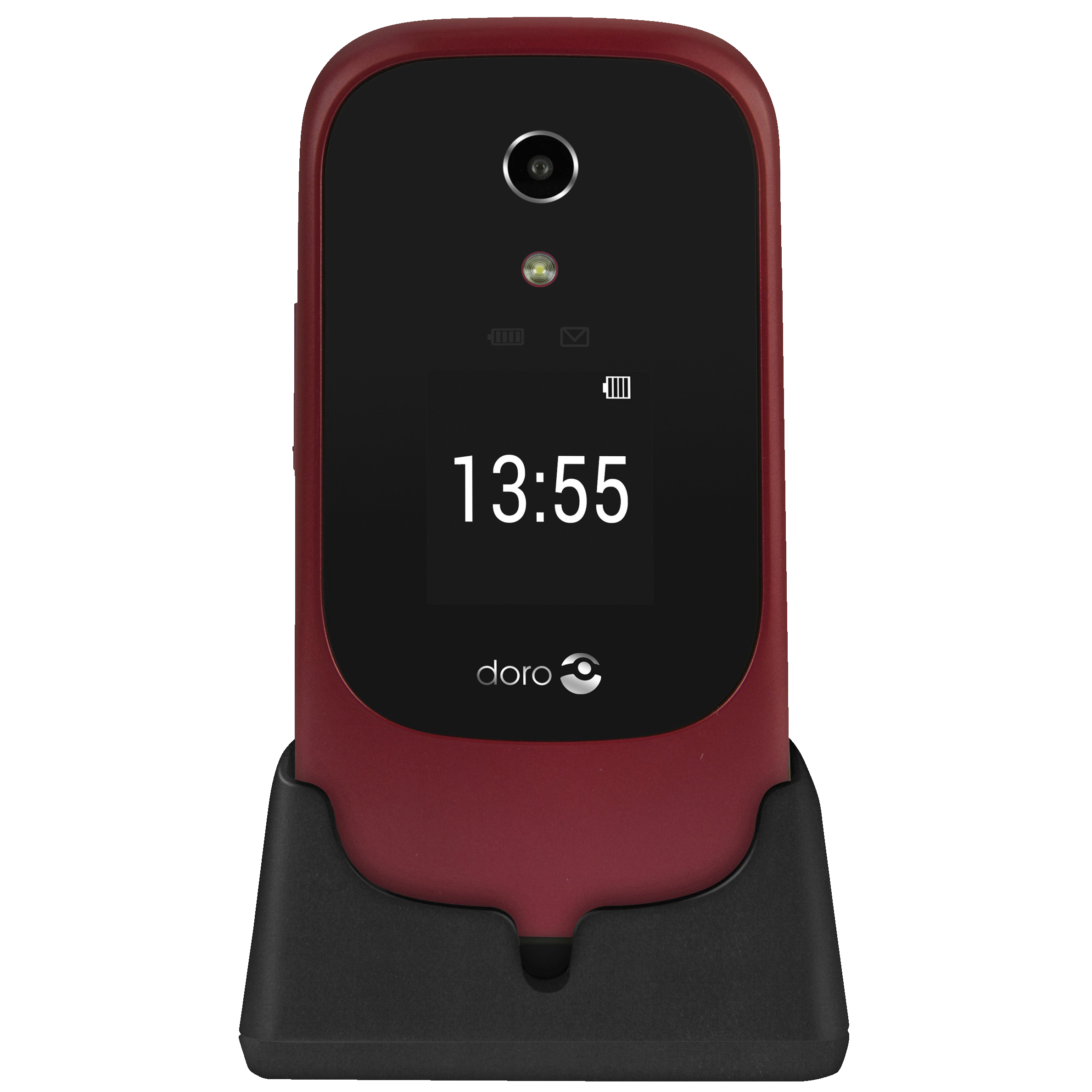 Doro 7070 mobiltelefon (rød) - Mobiltelefoner - Elgiganten