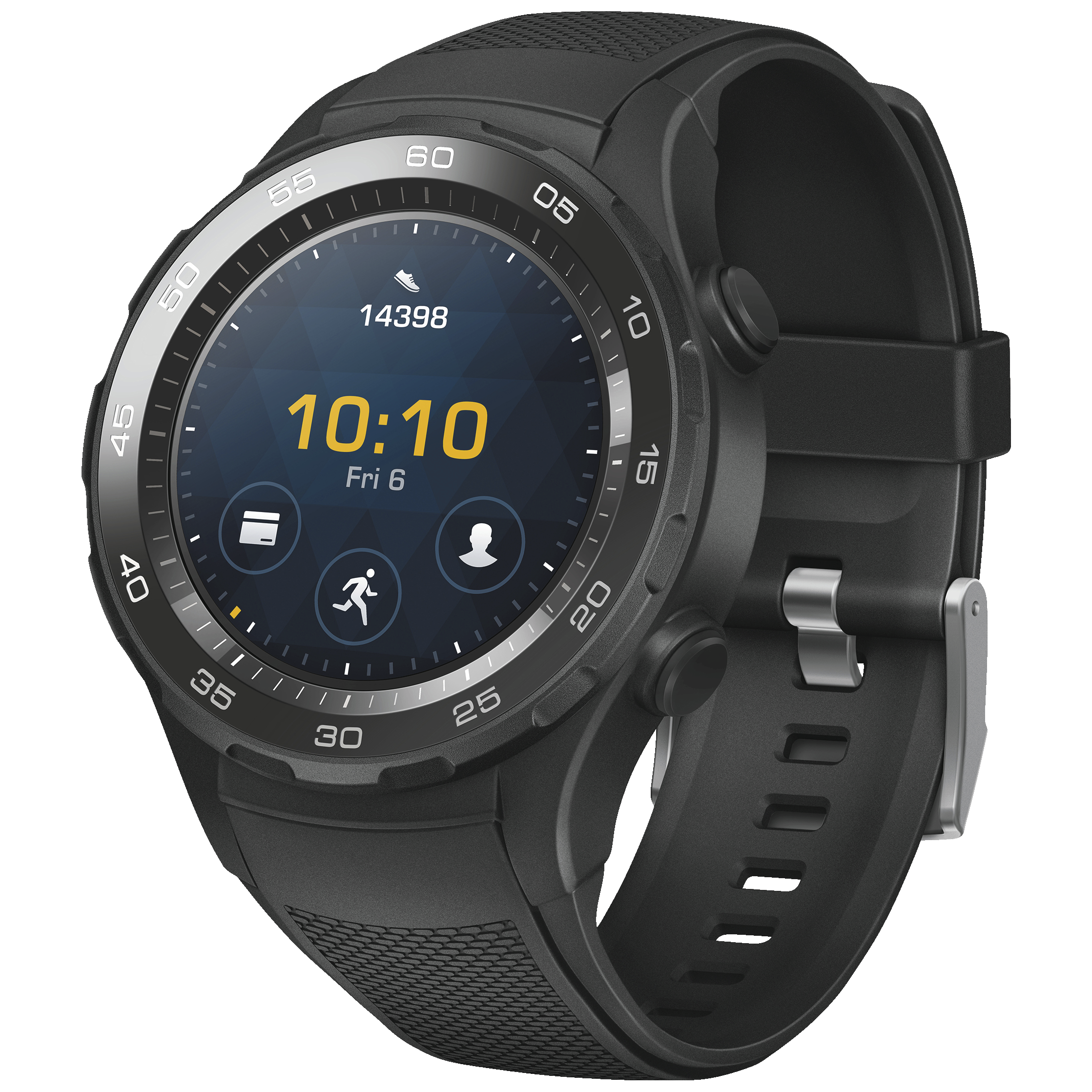 Huawei Watch W2 smartwatch 4G/LTE-udgave (sort) - Smartwatch ...