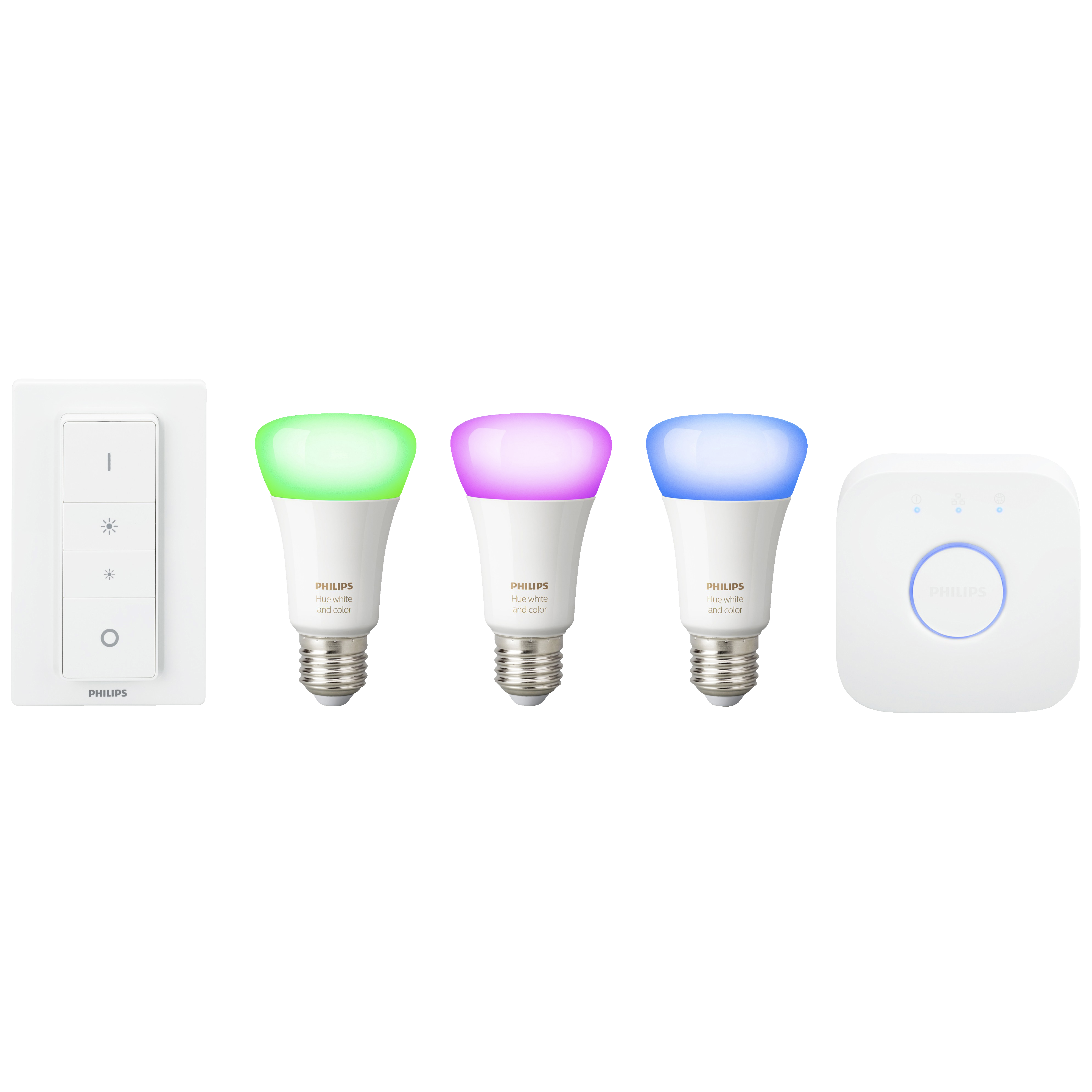 Philips Hue White and color ambiance startsæt E27 - Belysning ...
