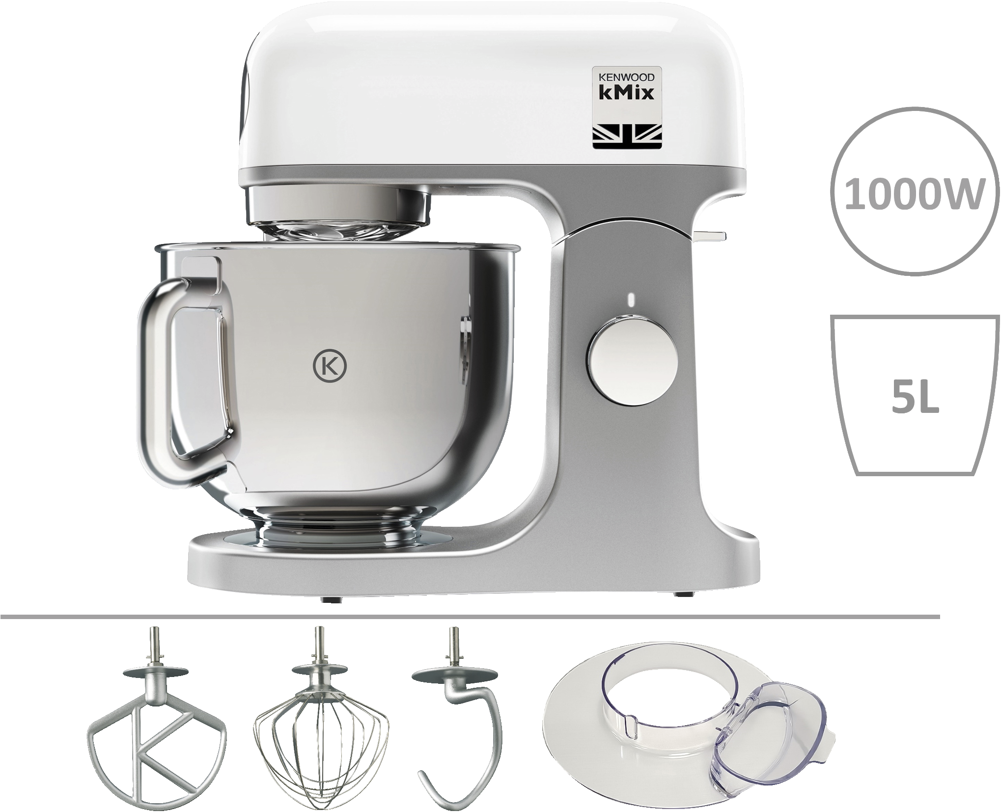 Kenwood Kmix køkkenmaskine KMX750 (hvid) - Køkkenudstyr - Elgiganten