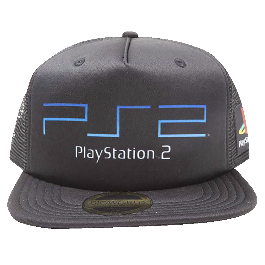 PlayStation - PS2 farvet logo snapback cap (sort) - Caps og hats - gaming -  Elgiganten