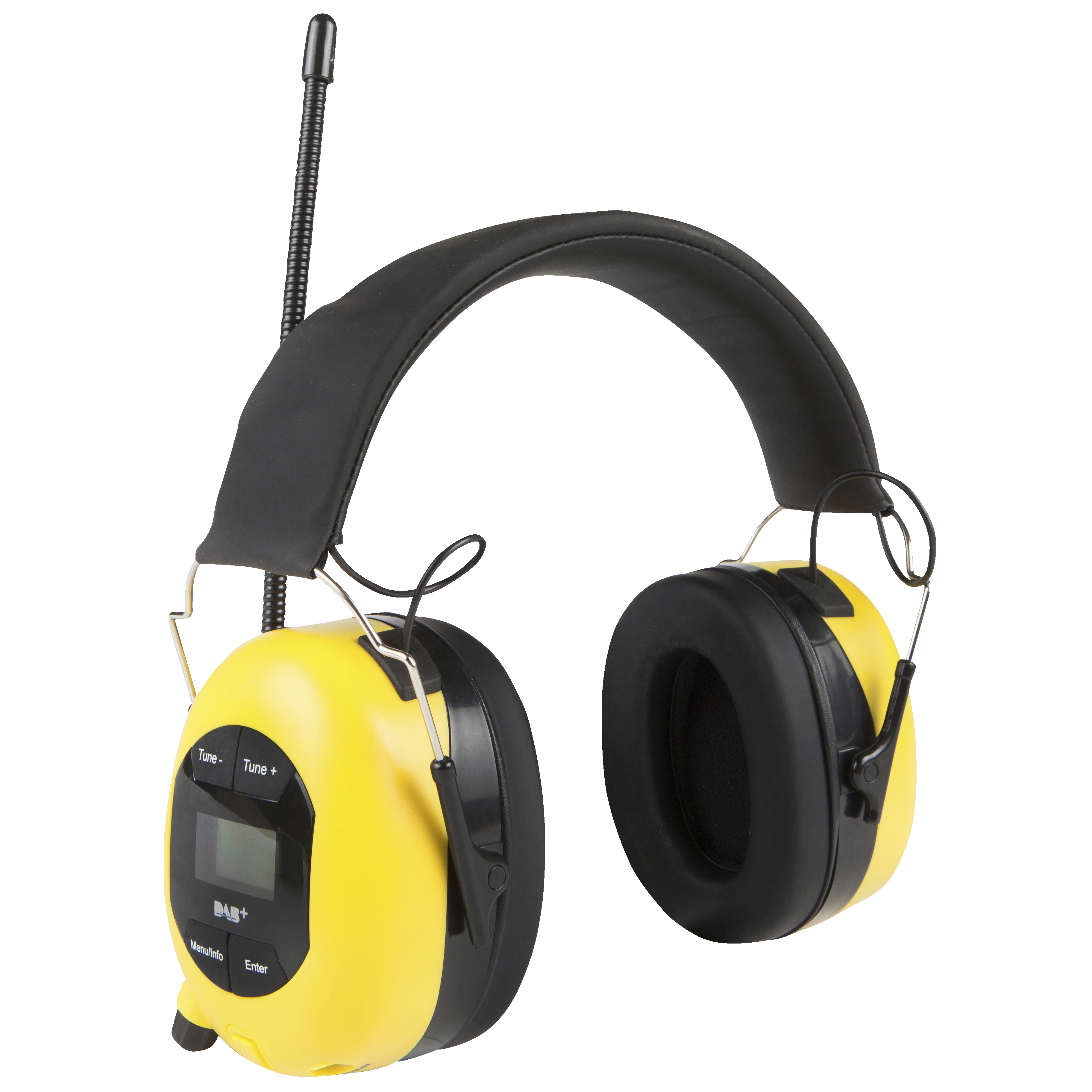 Pop@work høreværn med DAB+ - gul - Hovedtelefoner - Elgiganten