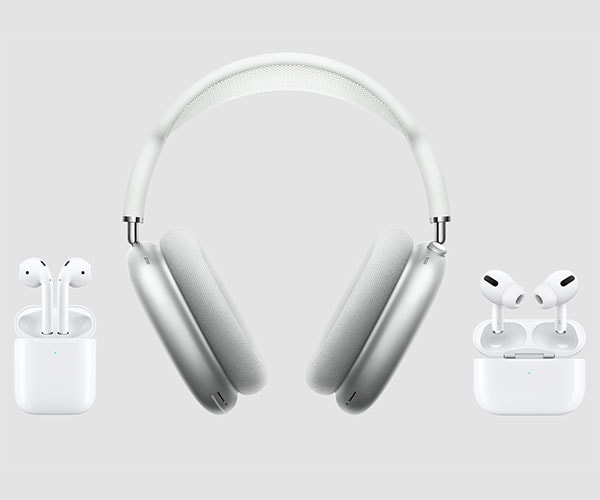 AirPods, AirPods Pro og AirPods Max