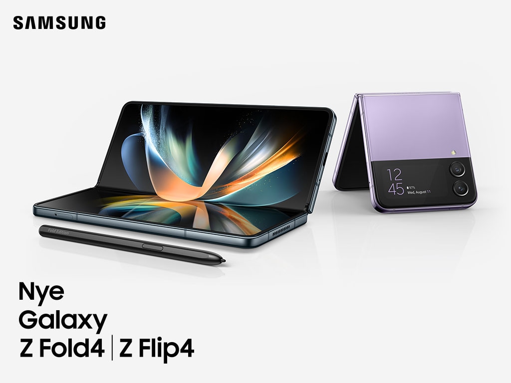 Samsung Galaxy Z Fold4 og Z Flip4 | Elgiganten