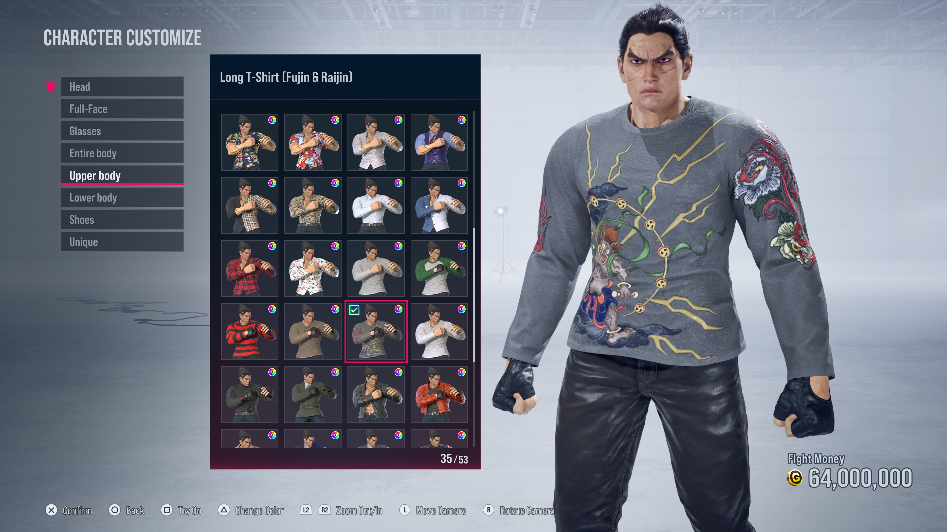 Gaming - Tekken 8 - karakter tilpasningsskærm
