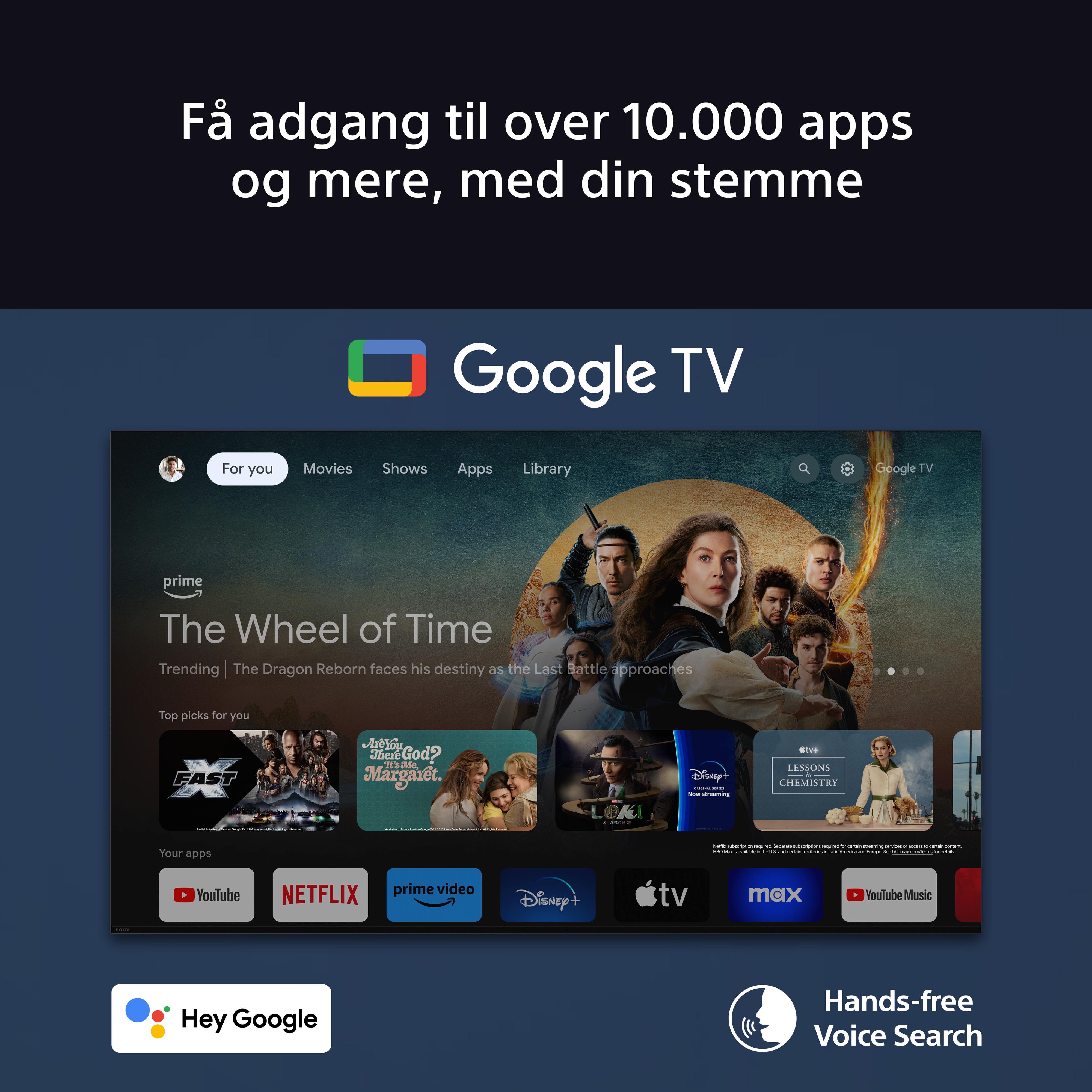 Google TV giver dig tilgang til over 10.000 apps