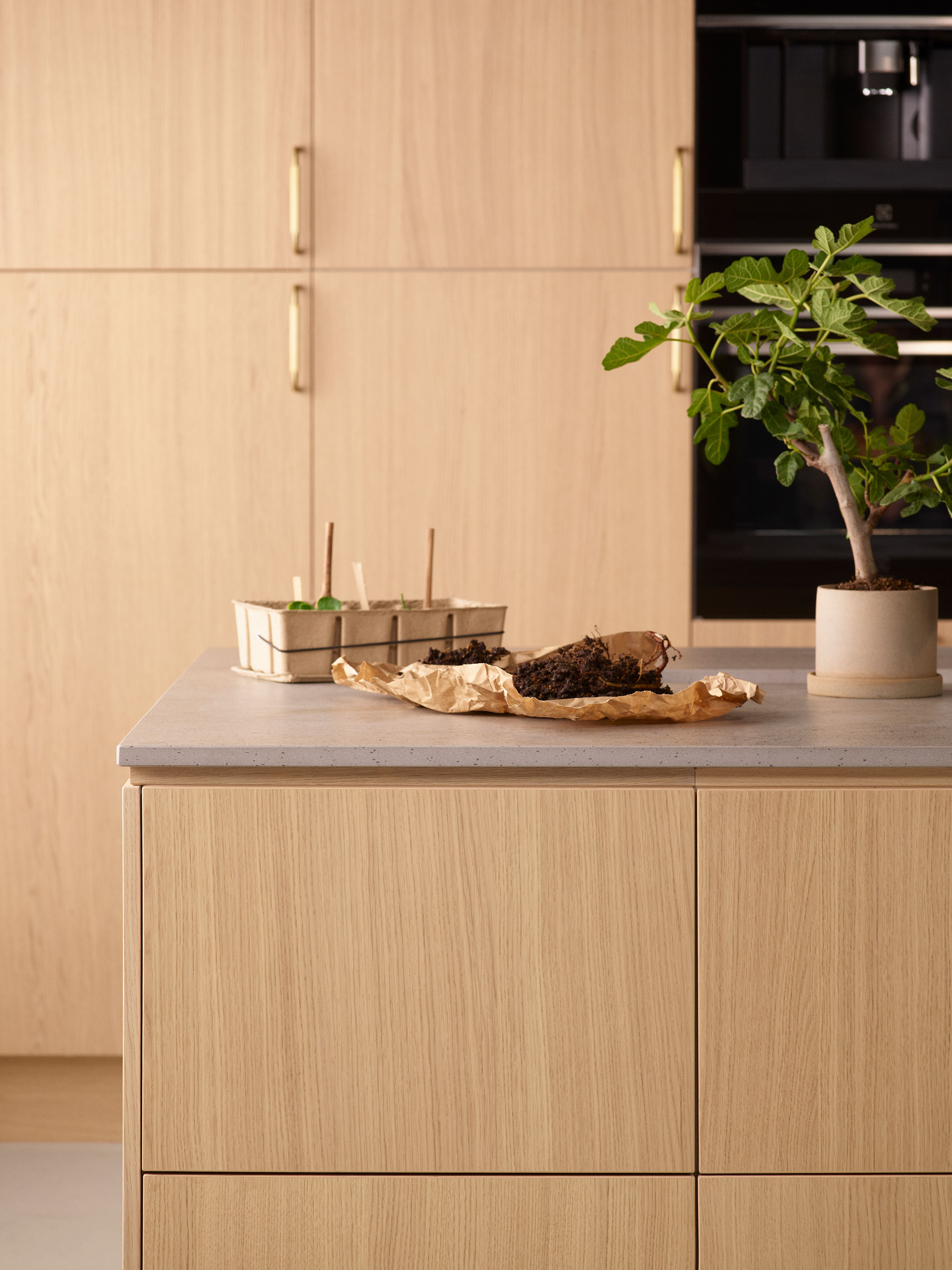 Moderne køkken: Epoq Edge Natural Oak