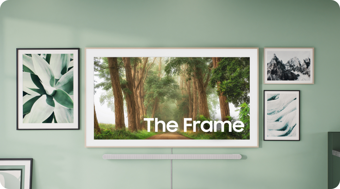 Samsung - TV - Samsung The Frame - TV, der passer perfekt ind