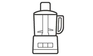 Food processor illustration