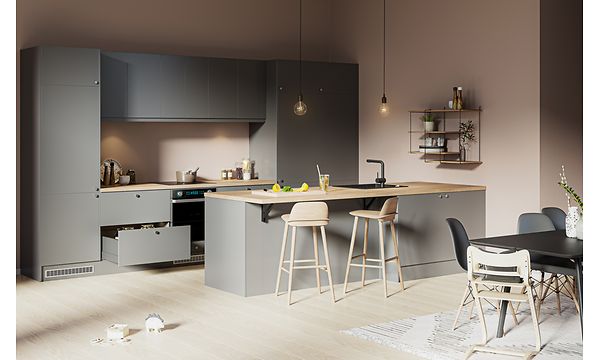 Epoq køkken Trend Warm grey