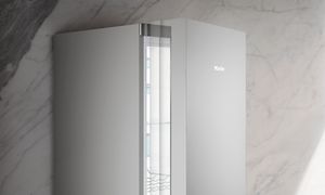 Miele freezer with SoftClose and CleanSteel