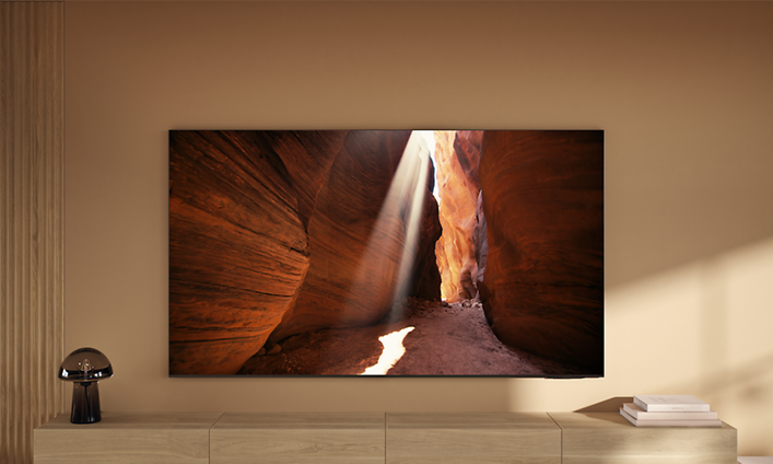 Samsung Neo QLED 8K TV i en stue