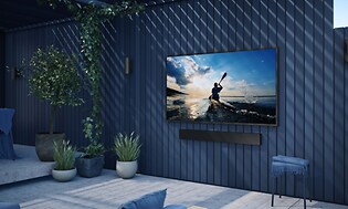 Take your entertainment outside with Samsung Terrace Lifestyle TV