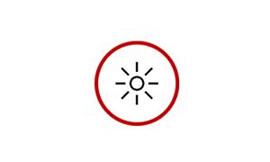Kobo ikon med lysstyrke
