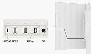 Samsung Smart Monitor M8 med mange tilslutningsmuligheder