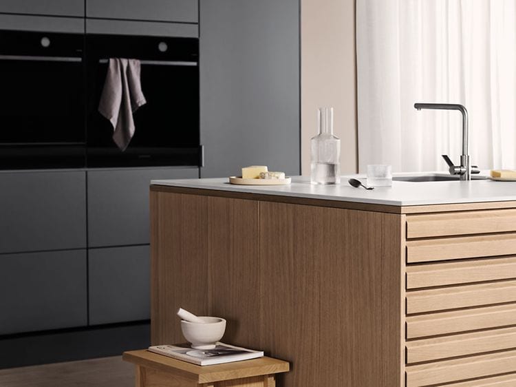 Moderne køkken: Epoq Trend Blue Harmony kitchen sammen med Epoq Lamella