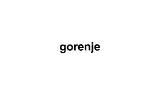 Brand-logo: Gorenje