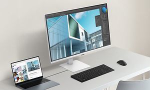 Samsung ViewFinity Monitor med flere porte for nem opsætning