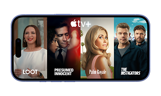 Apple TV+ vises på iPhone 16